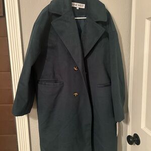 Nine West Women's Deep Pine Trench Coat